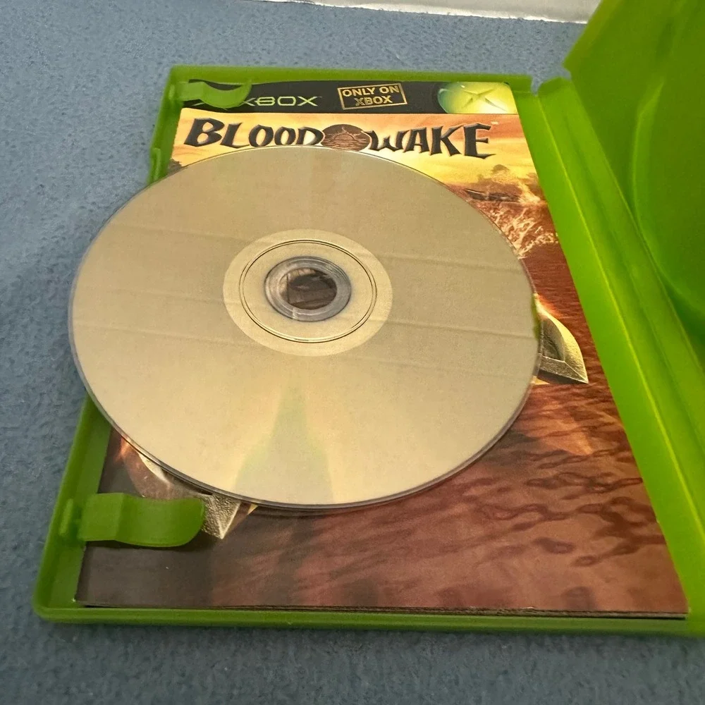Blood Wake Microsoft Xbox Game Original CIB Complete with Manual Naval Combat